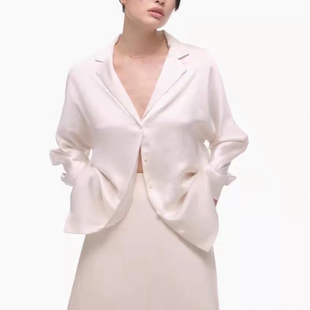 Wilfred Freeform Satin Shirt